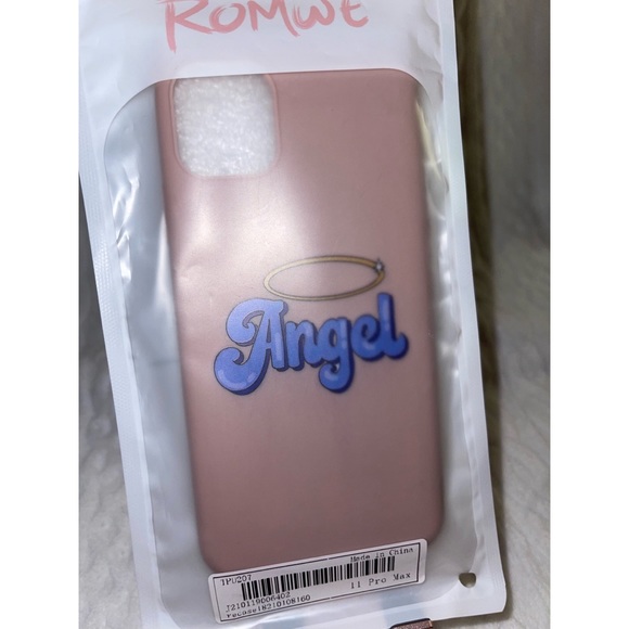 Pink Angel Graphic iPhone 11 Pro Max Case 💜 - Picture 17 of 17